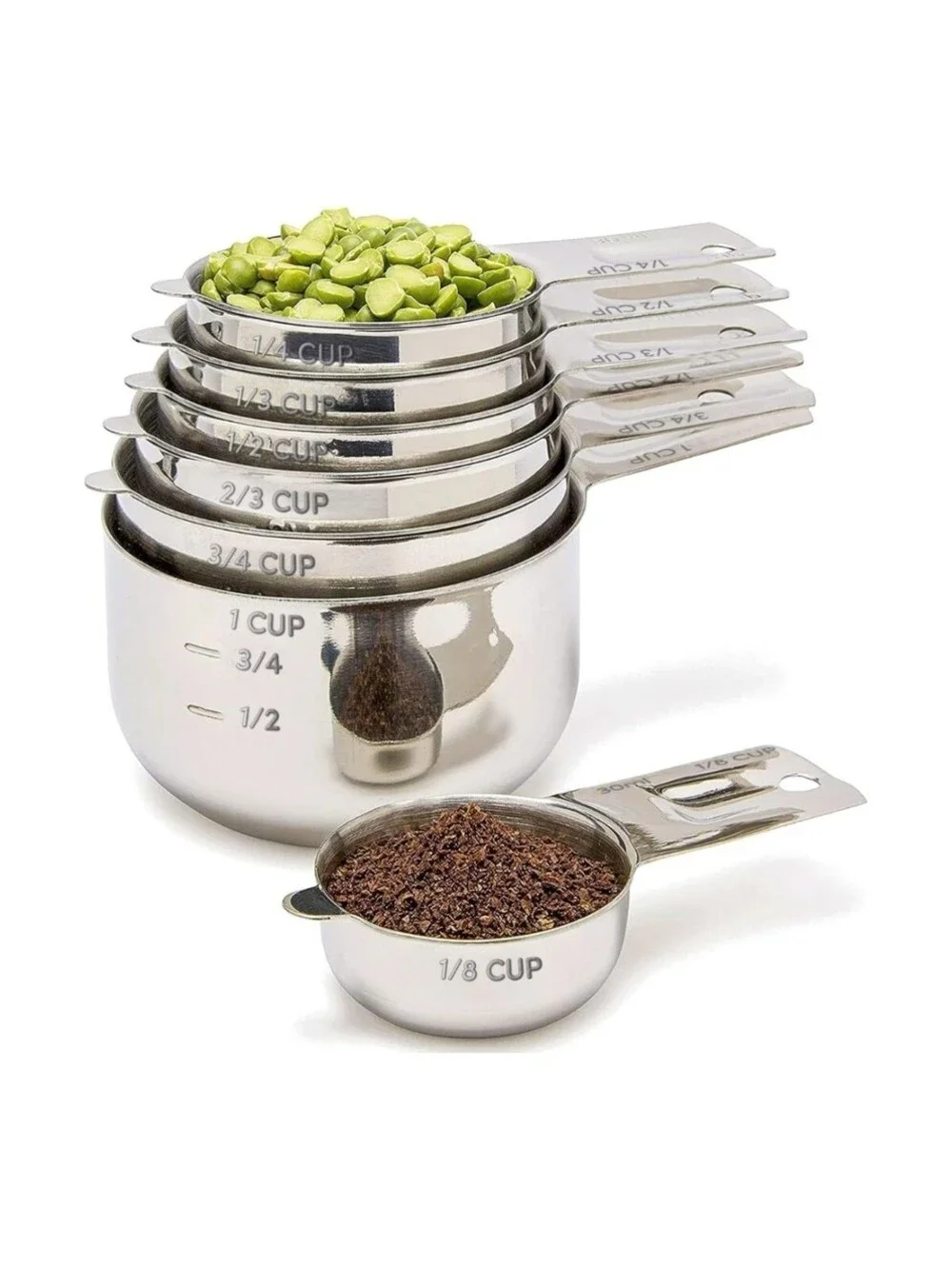 Simply Gourmet Stainless Steel Measuring Cups 7 Piece Set